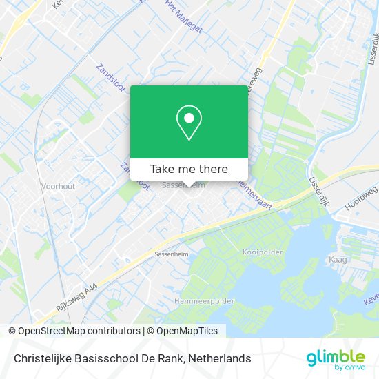 Christelijke Basisschool De Rank Karte