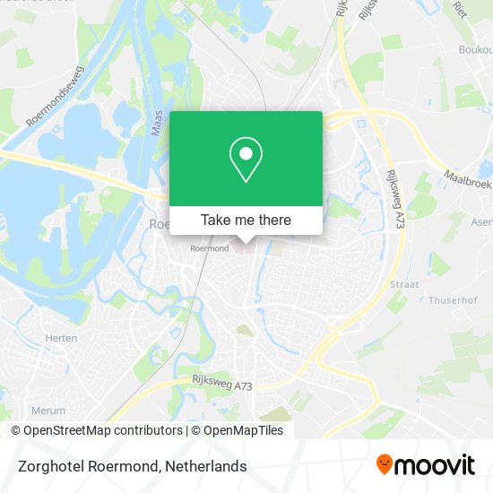 Zorghotel Roermond Karte