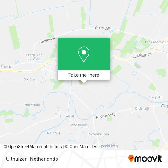Uithuizen map
