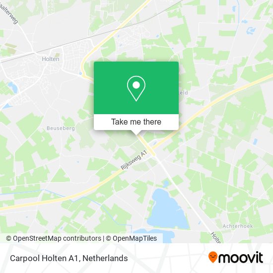 Carpool Holten A1 map