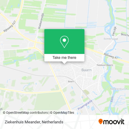 Ziekenhuis Meander Karte