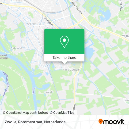 Zwolle, Rommestraat map