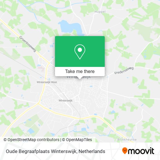 Oude Begraafplaats Winterswijk map