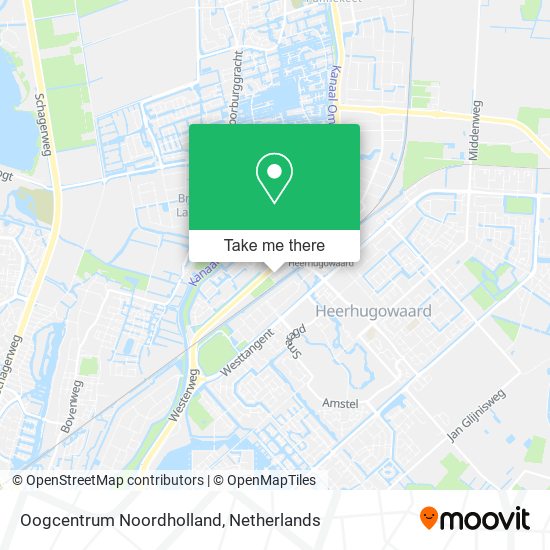 Oogcentrum Noordholland Karte