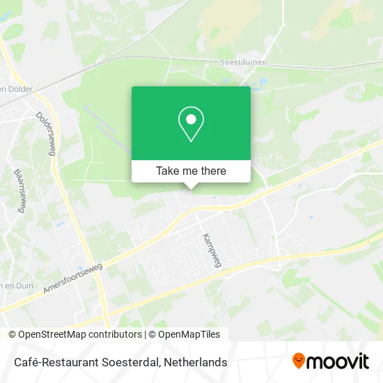 Café-Restaurant Soesterdal map