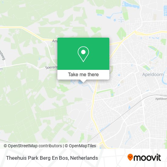 Theehuis Park Berg En Bos map