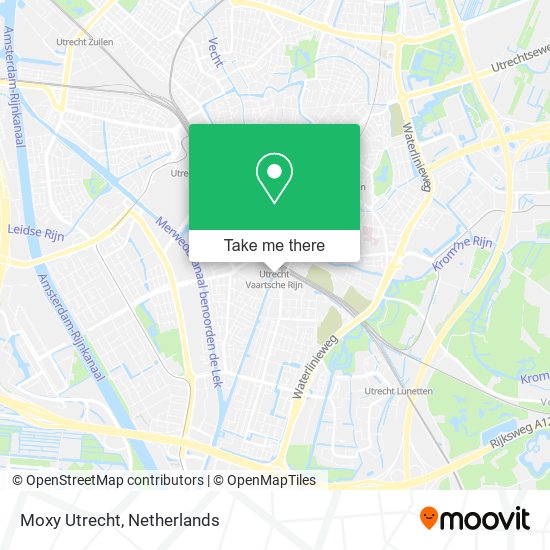 Moxy Utrecht map