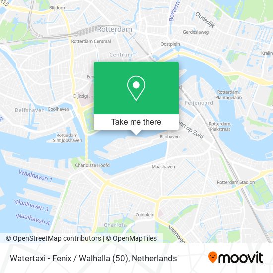Watertaxi - Fenix / Walhalla (50) map
