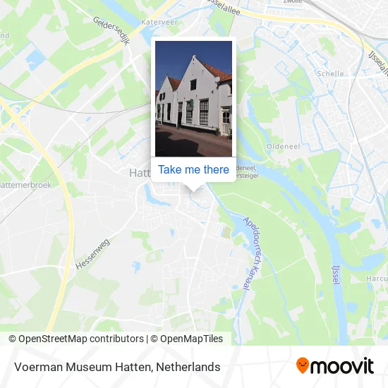 Voerman Museum Hatten map