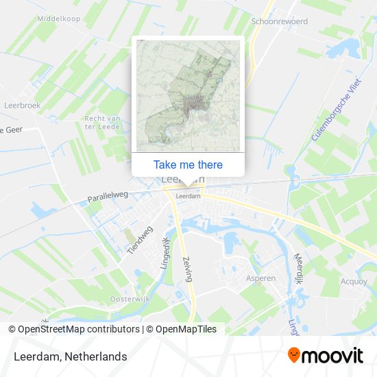 Leerdam map