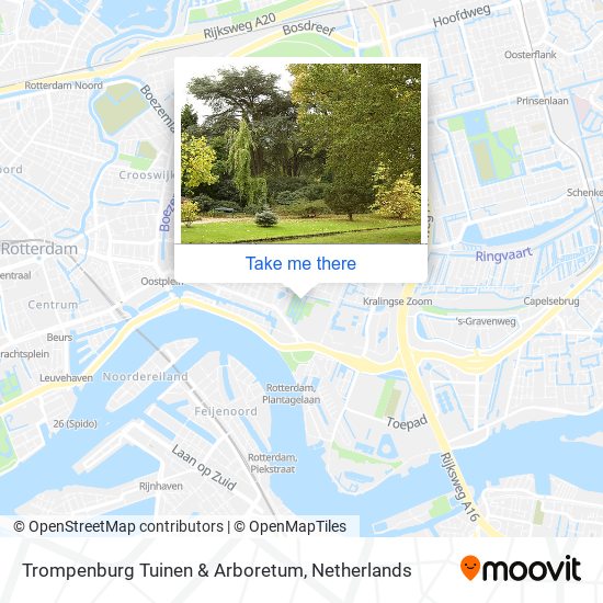 Trompenburg Tuinen & Arboretum map