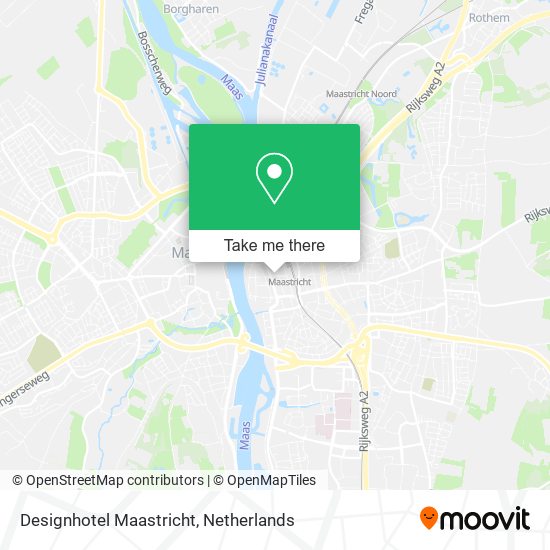 Designhotel Maastricht map