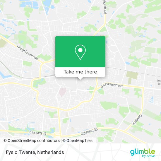 Fysio Twente map