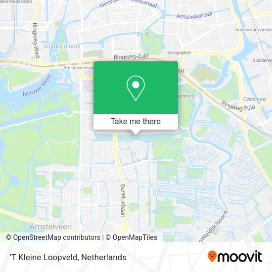 'T Kleine Loopveld map