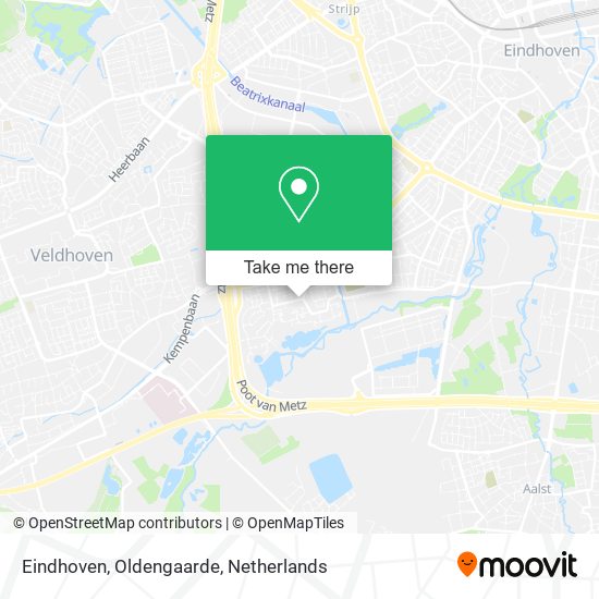 Eindhoven, Oldengaarde Karte