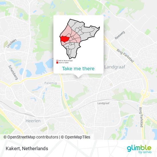 Kakert map