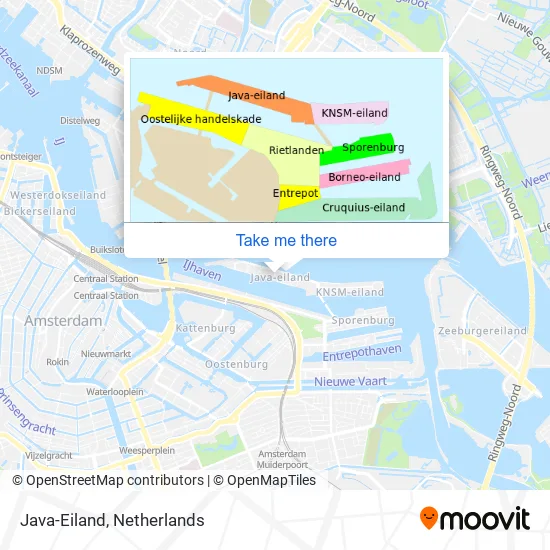 Java-Eiland Karte