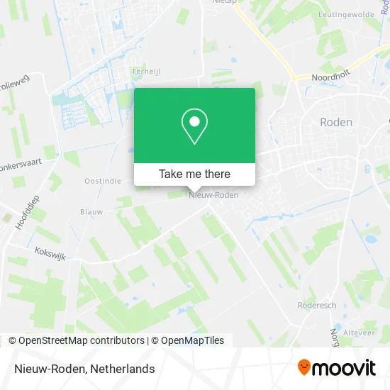 Nieuw-Roden map