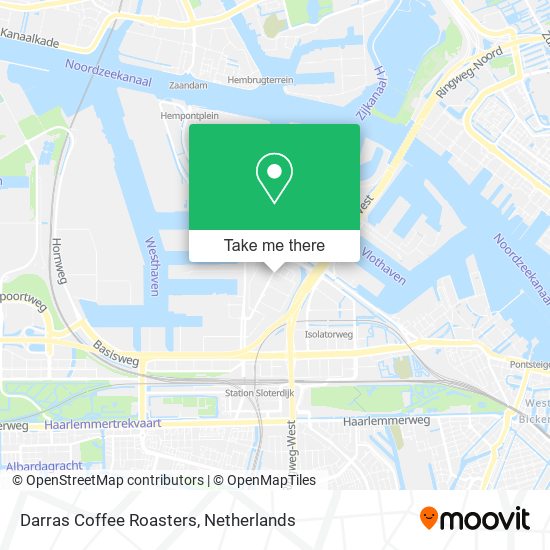 Darras Coffee Roasters map