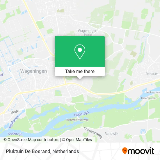 Pluktuin De Bosrand map