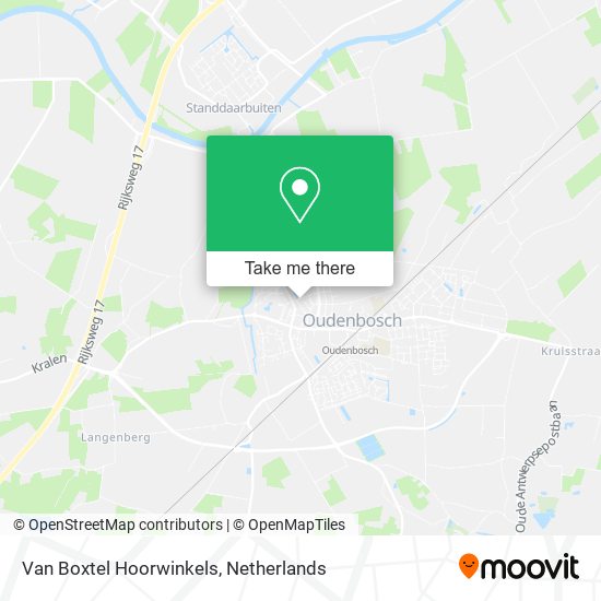 Van Boxtel Hoorwinkels Karte