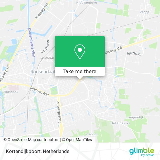 Kortendijkpoort Karte