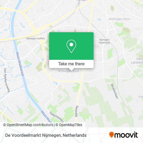 De Voordeelmarkt Nijmegen Karte