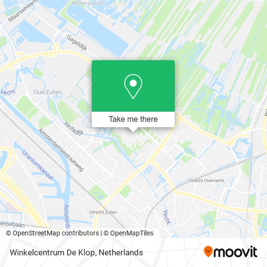 Winkelcentrum De Klop map