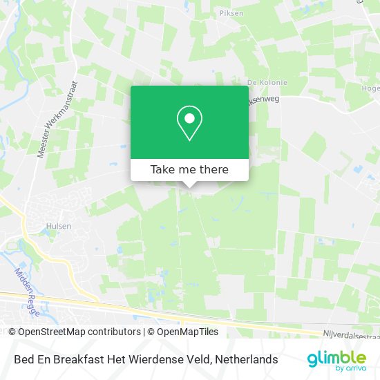 Bed En Breakfast Het Wierdense Veld Karte