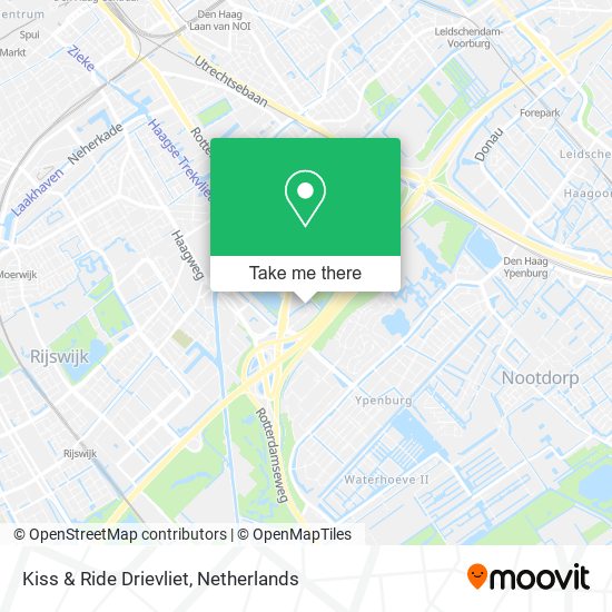 Kiss & Ride Drievliet map