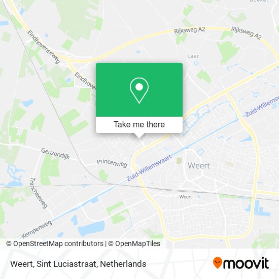 Weert, Sint Luciastraat map