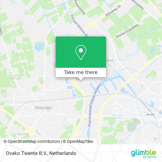 Ovako Twente B.V. Karte