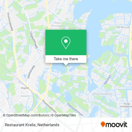 Restaurant Krelis map