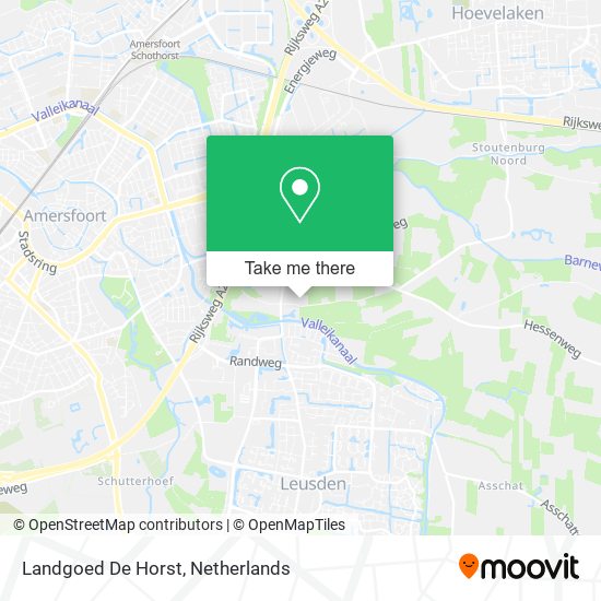 Landgoed De Horst map