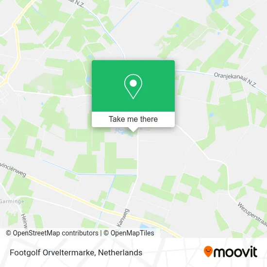 Footgolf Orveltermarke map