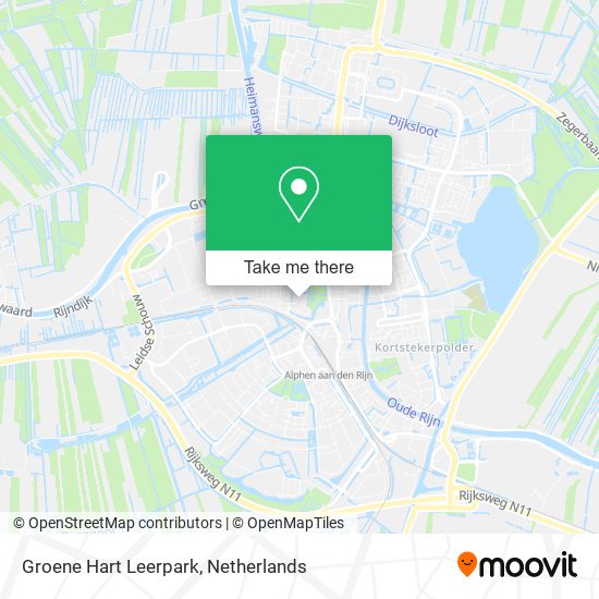 Groene Hart Leerpark map