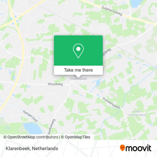 Klarenbeek map