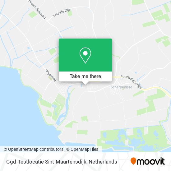 Ggd-Testlocatie Sint-Maartensdijk map