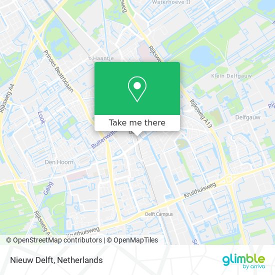 Nieuw Delft Karte