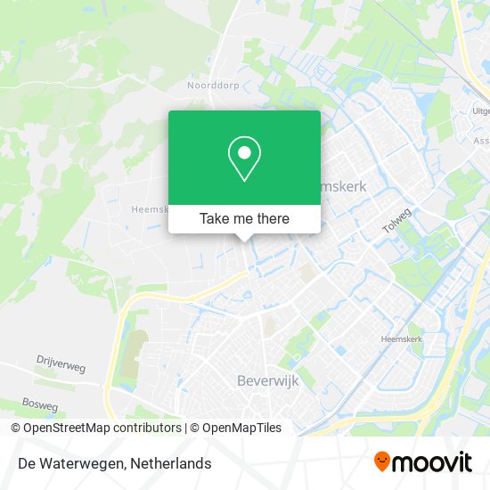 De Waterwegen map