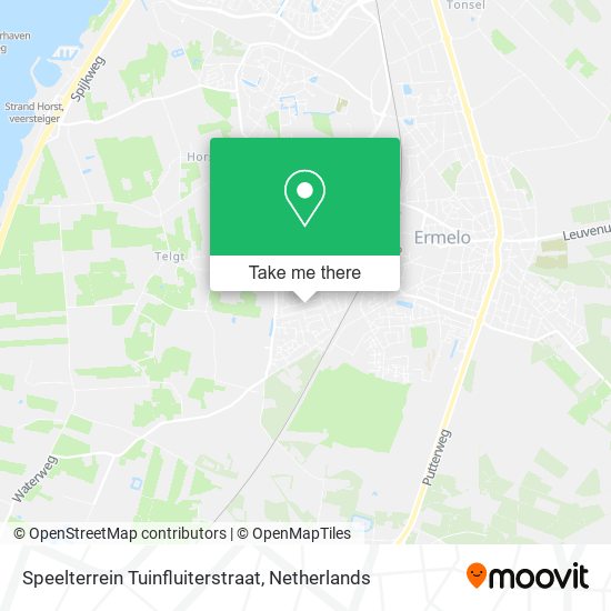 Speelterrein Tuinfluiterstraat Karte