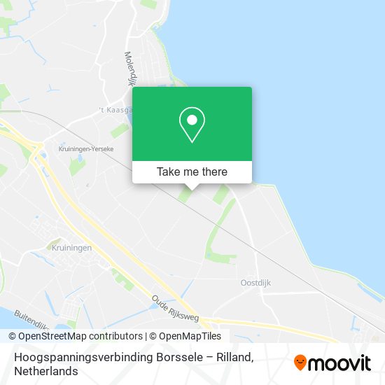 Hoogspanningsverbinding Borssele – Rilland map