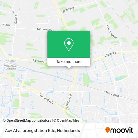 Acv Afvalbrengstation Ede map