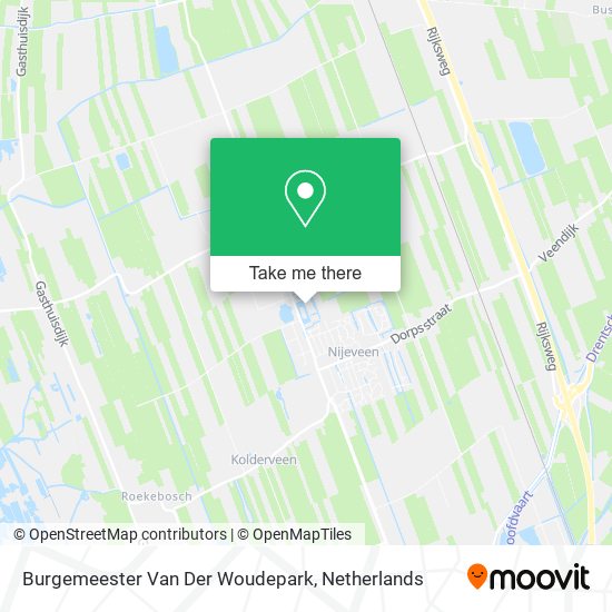 Burgemeester Van Der Woudepark map