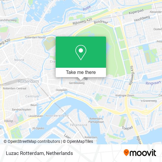 Luzac Rotterdam Karte