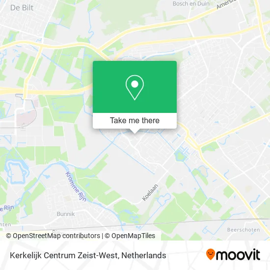 Kerkelijk Centrum Zeist-West Karte