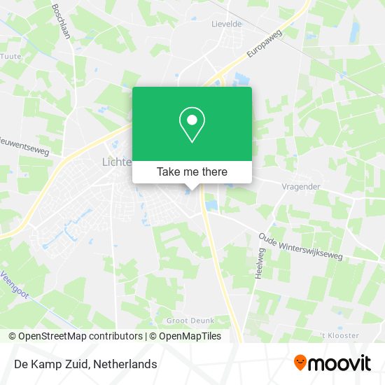 De Kamp Zuid Karte