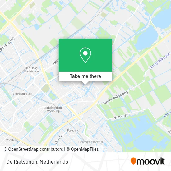 De Rietsangh map