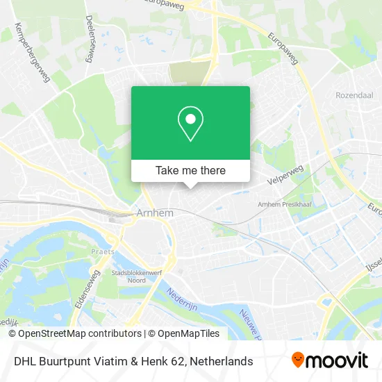 DHL Buurtpunt Viatim & Henk 62 map