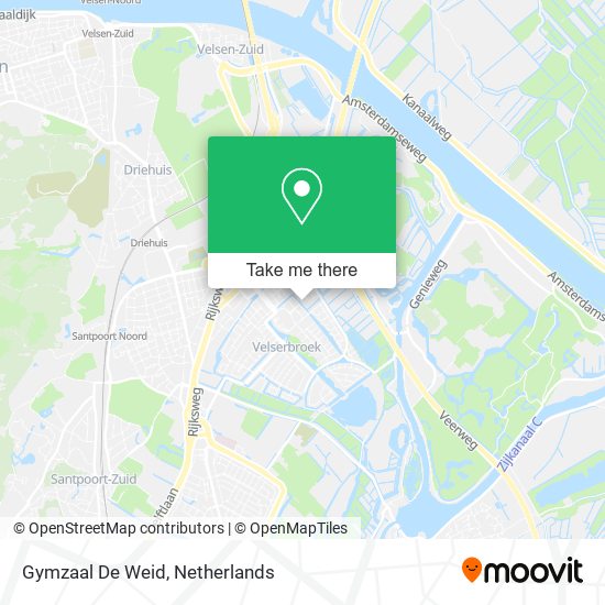 Gymzaal De Weid map